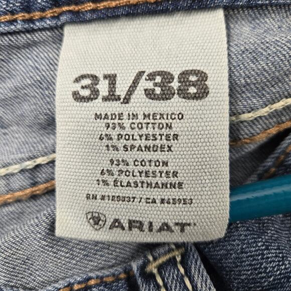 Ariat Men's Western Jeans M5 Slim Straight Embroidered Pockets Stretch size 31 - Picture 15 of 16